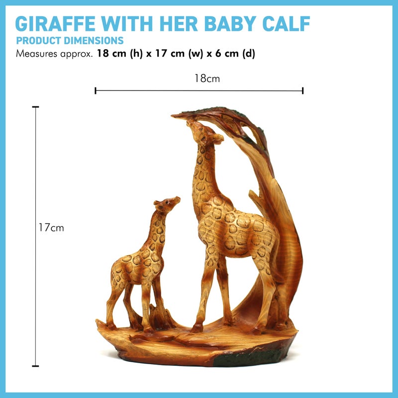 Thorness Eye catching Free Standing Graceful Giraffe and Calf Decorative Ornament - Image 5